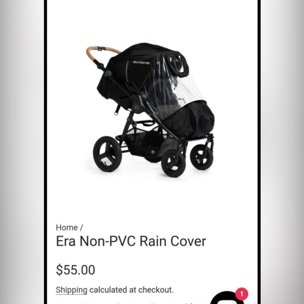 Bumbleride Era Rain Cover Stroller